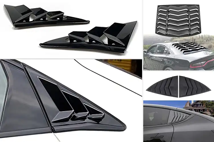 Detailed view of Best ABS Car Louvers: Upgrade Style & Privacy Effortlessly