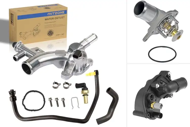 Detailed view of Best Car Water Outlet Assemblies for Smooth Engine Cooling