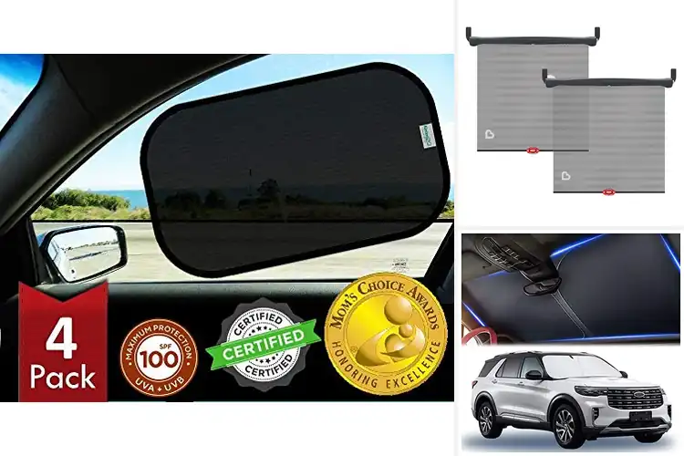 Detailed view of Best Car Window Sun Shades for Cool, Comfy Drives