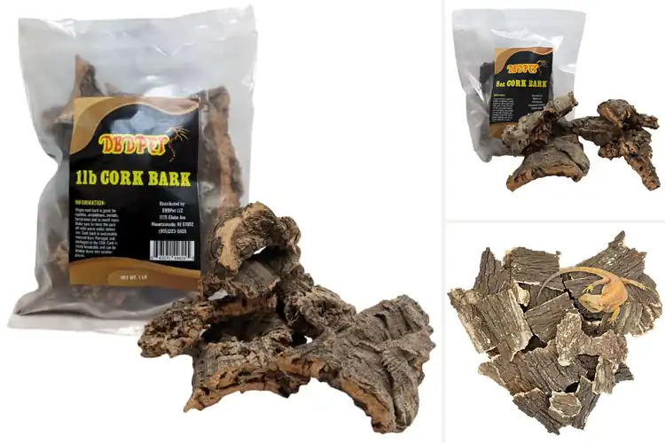 Detailed view of Best Cork Pieces For Amphibians