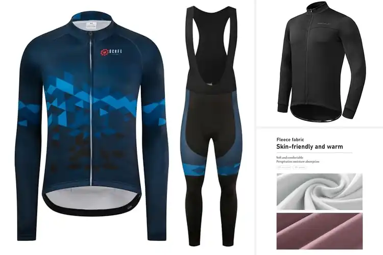 Detailed view of Best Fleece Cycling Jerseys: Stay Warm & Cozy on Cold Rides