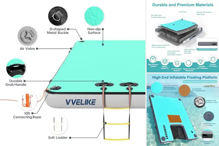 Detailed view of Best Floating Platforms for Ultimate Water Fun