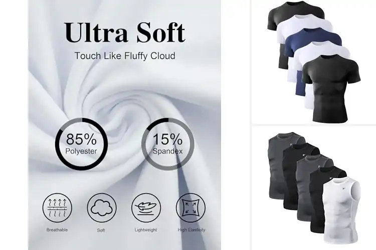 Detailed view of Best Gym Compression Tops for Power-Packed Workouts