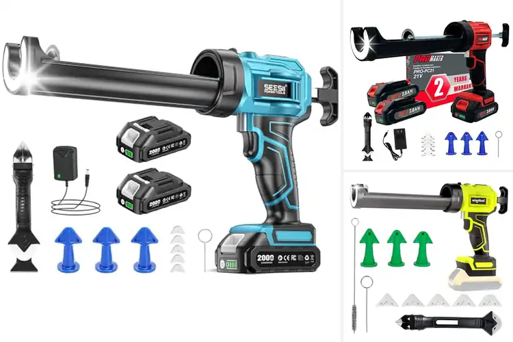 Detailed view of Best LED Light Caulking Guns: Precision & Ease in Every Seal