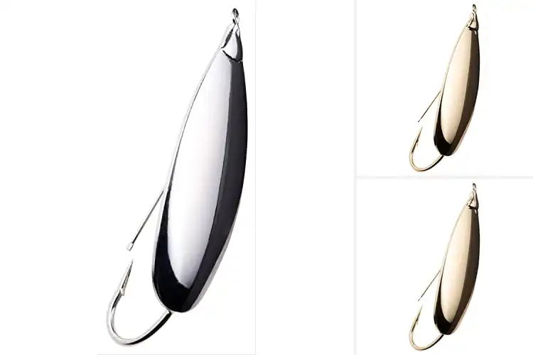 Detailed view of Best Metal Weed Guard Minnow Spoons