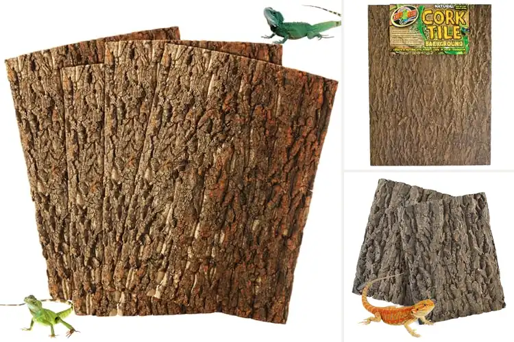 Detailed view of Best Natural Cork Backgrounds for Safe Reptile Habitats