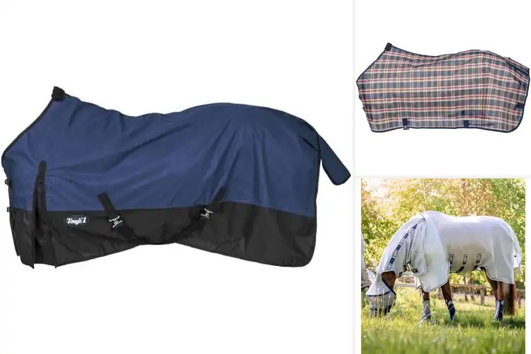 Detailed view of Best Navy Horse Sheets: Comfort & Style for Your Horse