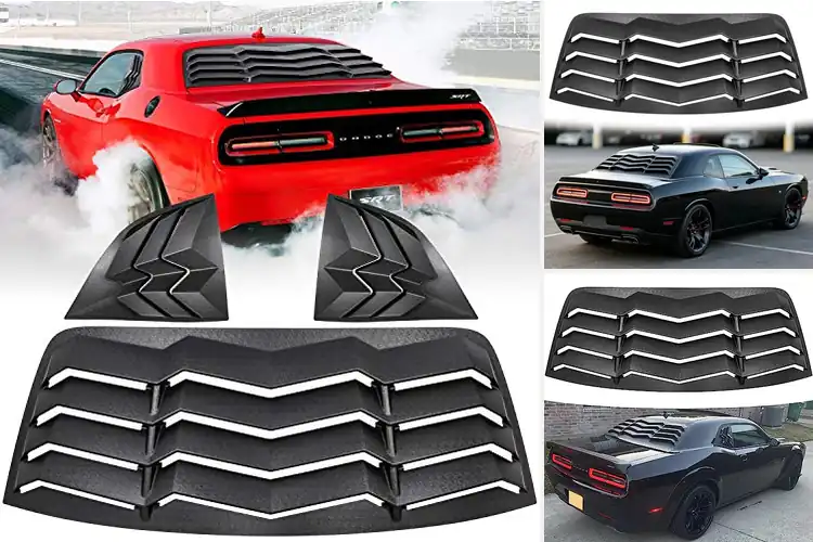 Detailed view of Best Rear Window Louvers: Boost Style & Keep Your Car Cool