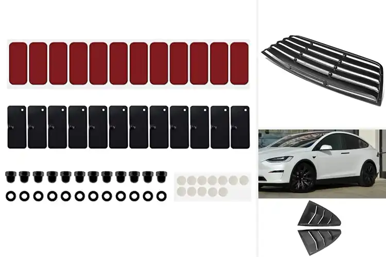 Detailed view of Best Tape-On Louvers: Sleek Style Upgrade for Your Car