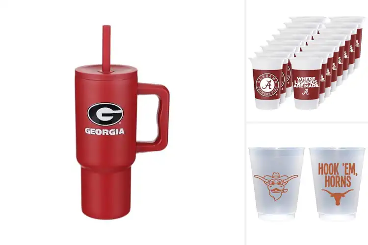 Detailed view of Best University Game Day Cups
