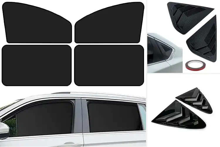 Detailed view of Best UV Blocking Car Louvers