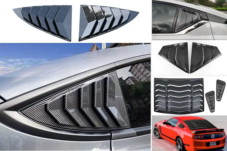 Detailed view of Best UV Protection Window Louvers for Cooler, Stylish Rides