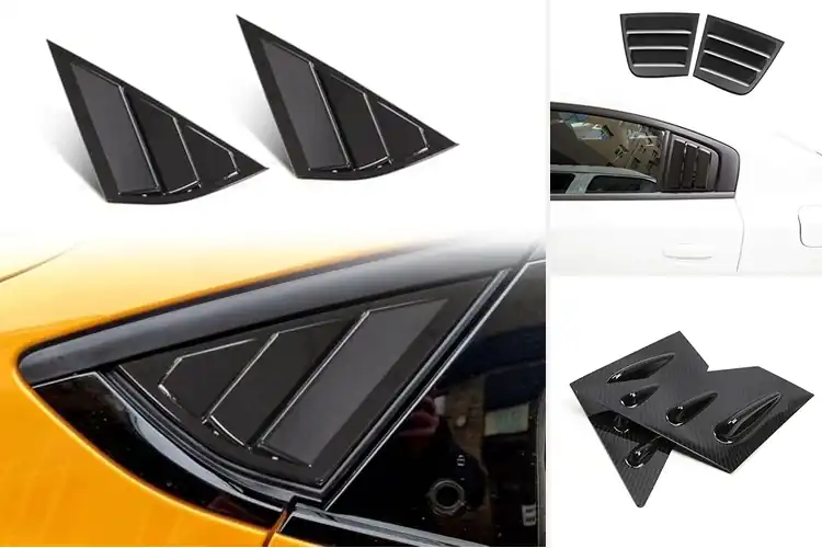 Detailed view of Best Window Scoop Louver Covers